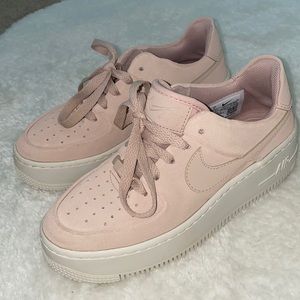 Pink Nike Air Force 1 Sage XX Low
